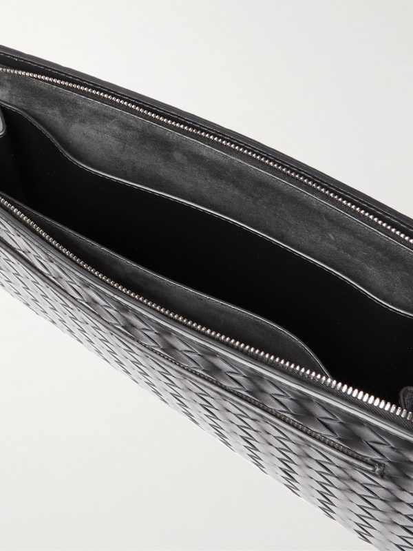 Intreciatto Leather Pouch - E1 Intreciatto Leather Pouch - E1