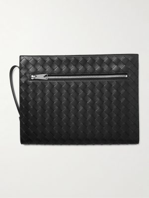 Intreciatto Leather Pouch