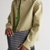 Intreciatto Leather Pouch - OU Intreciatto Leather Pouch - OU