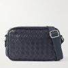 Intrecciato Leather Messenger Bag Intrecciato Leather Messenger Bag
