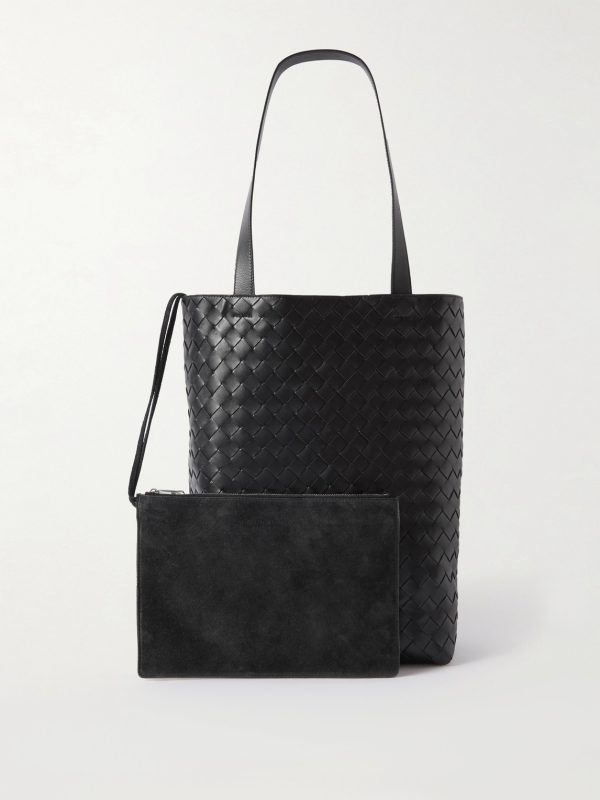 Small N/S Intrecciato Leather Tote Bag - E2