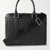 Slim Intrecciato Leather Briefcase Slim Intrecciato Leather Briefcase