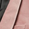 Cotton-Blend Velvet Tuxedo Jacket - E3 Cotton-Blend Velvet Tuxedo Jacket - E3