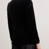 Cotton-Blend Velvet Tuxedo Jacket - BK Cotton-Blend Velvet Tuxedo Jacket - BK