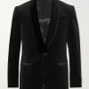 Cotton-Blend Velvet Tuxedo Jacket Cotton-Blend Velvet Tuxedo Jacket