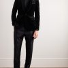 Cotton-Blend Velvet Tuxedo Jacket - OU Cotton-Blend Velvet Tuxedo Jacket - OU