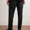 Straight-Leg Virgin Wool Drawstring Tuxedo Trousers - BK Straight-Leg Virgin Wool Drawstring Tuxedo Trousers - BK