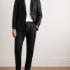 Straight-Leg Virgin Wool Drawstring Tuxedo Trousers - OU Straight-Leg Virgin Wool Drawstring Tuxedo Trousers - OU