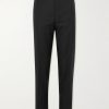 Slim-Fit Tapered Wool Tuxedo Trousers Slim-Fit Tapered Wool Tuxedo Trousers