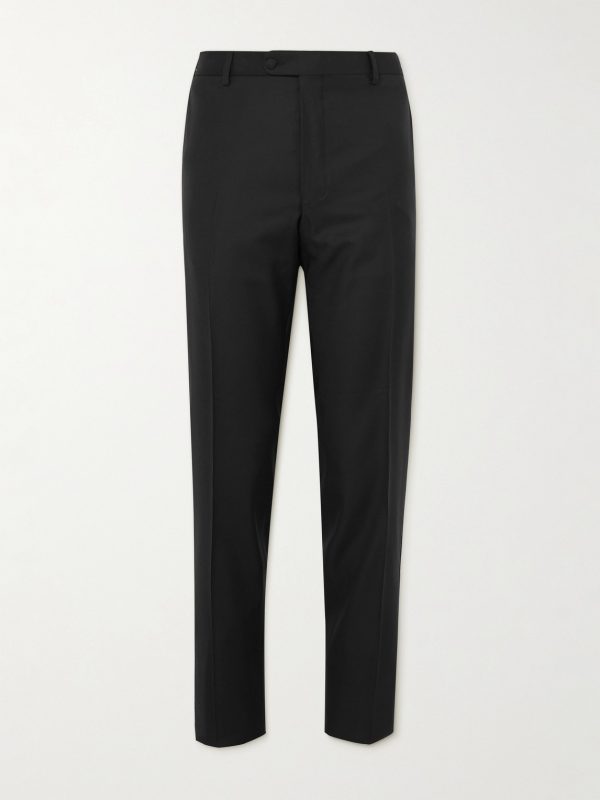 Slim-Fit Tapered Wool Tuxedo Trousers Slim-Fit Tapered Wool Tuxedo Trousers