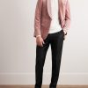 Slim-Fit Tapered Wool Tuxedo Trousers - OU Slim-Fit Tapered Wool Tuxedo Trousers - OU