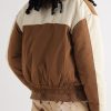 Pit Crew Logo-Print Padded Shell Jacket - BK