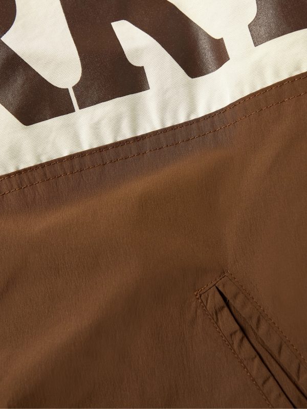Pit Crew Logo-Print Padded Shell Jacket - E1