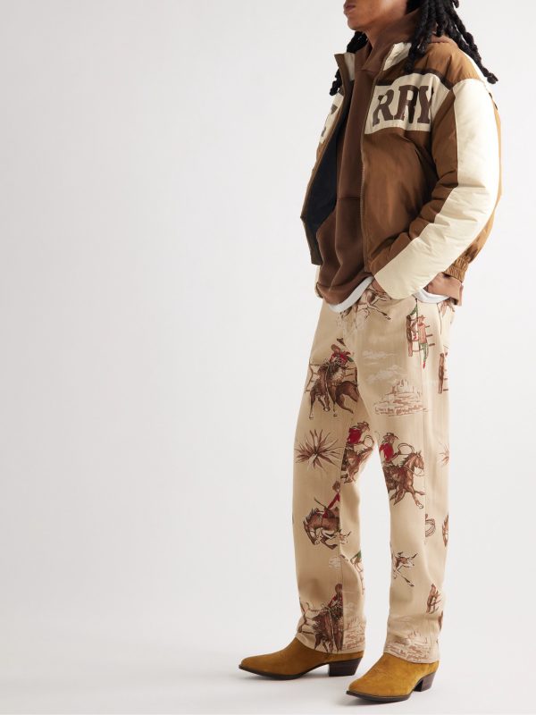 Pit Crew Logo-Print Padded Shell Jacket - OU