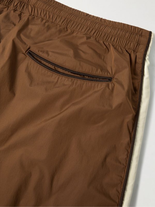 Straight-Leg Logo-Print Recycled-Shell Track Pants - CU Straight-Leg Logo-Print Recycled-Shell Track Pants - CU