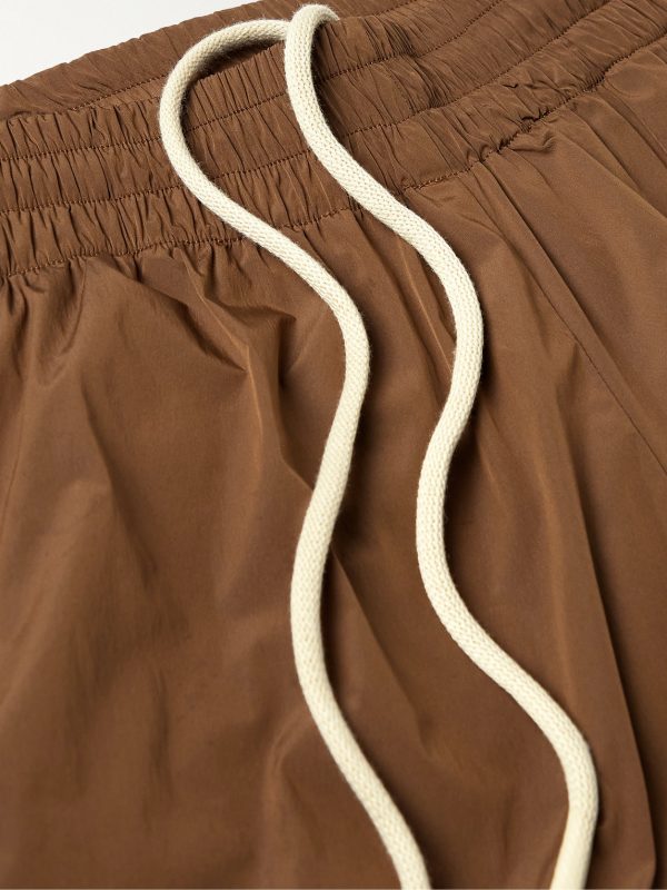 Straight-Leg Logo-Print Recycled-Shell Track Pants - E1 Straight-Leg Logo-Print Recycled-Shell Track Pants - E1