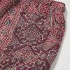 Straight-Leg Cropped Embroidered Printed Cotton Drawstring Trousers - CU Straight-Leg Cropped Embroidered Printed Cotton Drawstring Trousers - CU