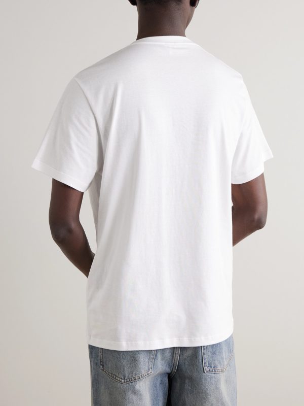 Slim-Fit Logo-Embroidered Cotton-Jersey T-Shirt - BK