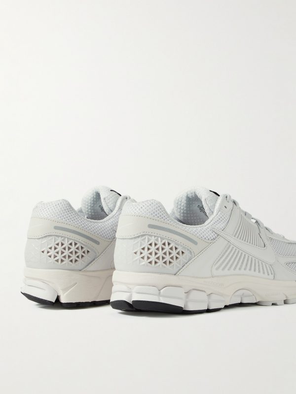 Zoom Vomero 5 Rubber-Trimmed Mesh and Leather Sneakers - BK