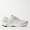 Zoom Vomero 5 Rubber-Trimmed Mesh and Leather Sneakers