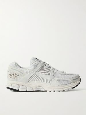 Zoom Vomero 5 Rubber-Trimmed Mesh and Leather Sneakers
