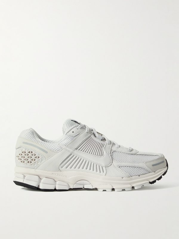Zoom Vomero 5 Rubber-Trimmed Mesh and Leather Sneakers