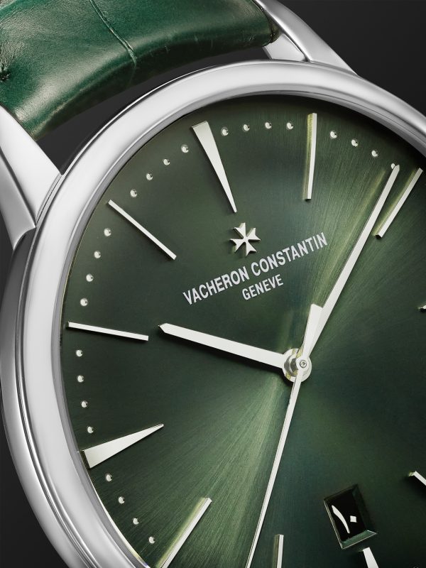 Patrimony Automatic 40mm 18-Karat White Gold and Leather Watch, Ref. No. 85180 - CU Patrimony Automatic 40mm 18-Karat White Gold and Leather Watch, Ref. No. 85180 - CU