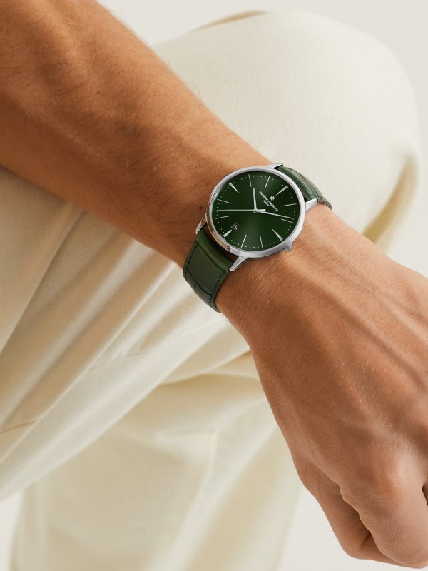 Patrimony Automatic 40mm 18-Karat White Gold and Leather Watch, Ref. No. 85180 - OU Patrimony Automatic 40mm 18-Karat White Gold and Leather Watch, Ref. No. 85180 - OU
