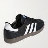 Samba OG Suede-Trimmed Leather Sneakers - BK