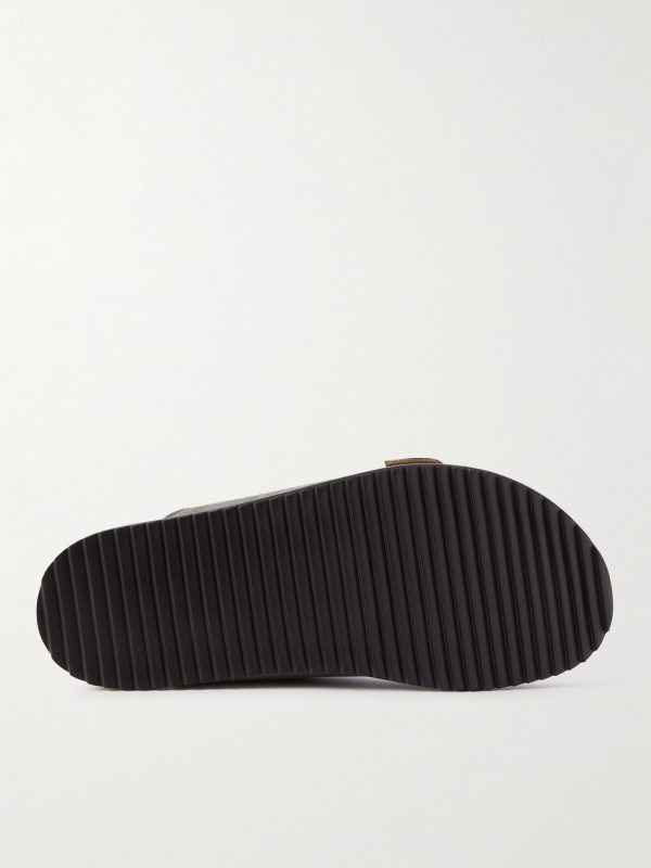 David Buckled Regenerated Suede by evolo® Sandals - E1 David Buckled Regenerated Suede by evolo® Sandals - E1