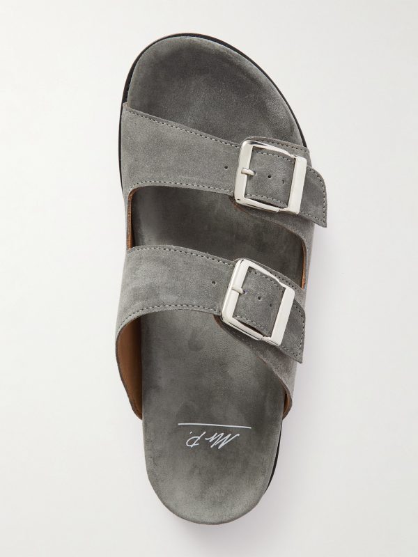 David Buckled Regenerated Suede by evolo® Sandals - E2 David Buckled Regenerated Suede by evolo® Sandals - E2