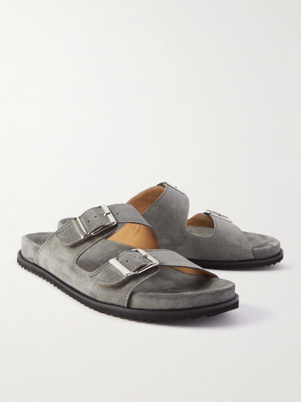 David Buckled Regenerated Suede by evolo® Sandals - FR David Buckled Regenerated Suede by evolo® Sandals - FR