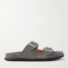 David Buckled Regenerated Suede by evolo® Sandals David Buckled Regenerated Suede by evolo® Sandals
