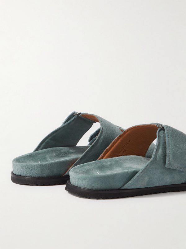 David Regenerated Suede by evolo® Sandals - BK
