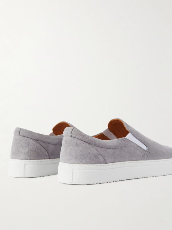 Regenerated Suede by evolo® Slip-On Sneakers - BK Regenerated Suede by evolo® Slip-On Sneakers - BK