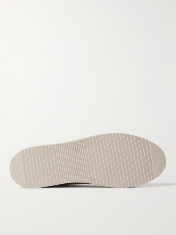Larry Canvas and Suede Slip-On Sneakers - E1