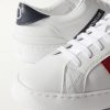 Monaco M Striped Leather Sneakers - CU