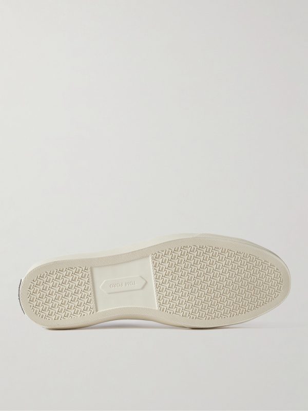 Cambridge Leather-Trimmed Suede Sneakers - E1 Cambridge Leather-Trimmed Suede Sneakers - E1
