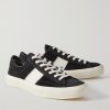 Cambridge Leather-Trimmed Suede Sneakers - FR Cambridge Leather-Trimmed Suede Sneakers - FR