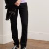 Cambridge Leather-Trimmed Suede Sneakers - OU Cambridge Leather-Trimmed Suede Sneakers - OU