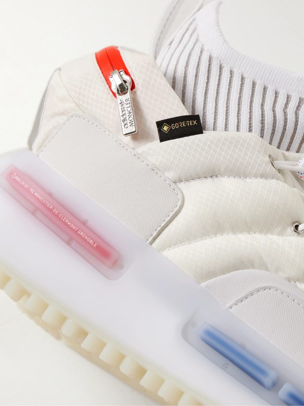 + adidas Originals NMD Runner Stretch Jersey-Trimmed Quilted GORE-TEX High-Top Sneakers - CU