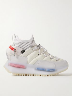 + adidas Originals NMD Runner Stretch Jersey-Trimmed Quilted GORE-TEX High-Top Sneakers + adidas Originals NMD Runner Stretch Jersey-Trimmed Quilted GORE-TEX High-Top Sneakers