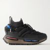 + adidas Originals NMD Runner Stretch Jersey-Trimmed Quilted GORE-TEX High-Top Sneakers