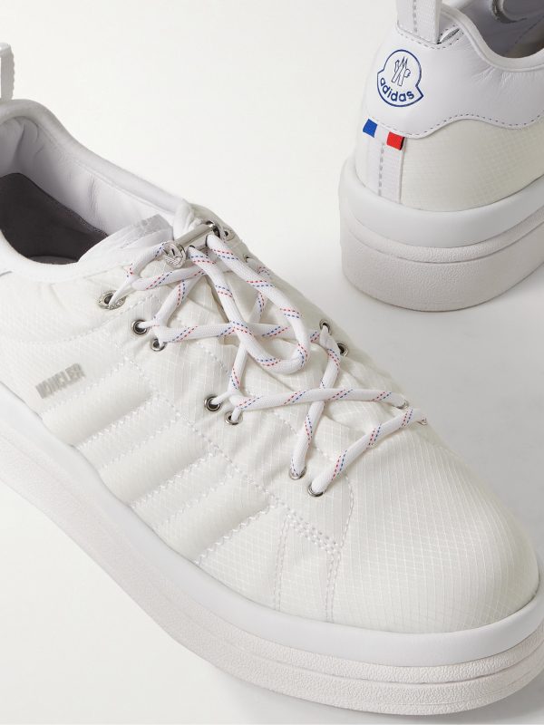 + adidas Originals Campus Leather-Trimmed Quilted GORE-TEX Sneakers - CU + adidas Originals Campus Leather-Trimmed Quilted GORE-TEX Sneakers - CU