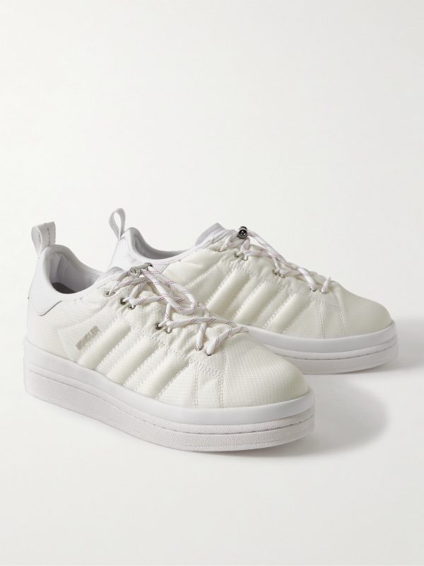 + adidas Originals Campus Leather-Trimmed Quilted GORE-TEX Sneakers - FR + adidas Originals Campus Leather-Trimmed Quilted GORE-TEX Sneakers - FR
