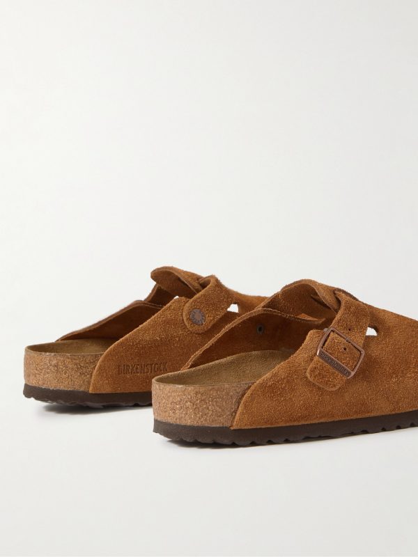 Boston Suede Clogs - BK Boston Suede Clogs - BK