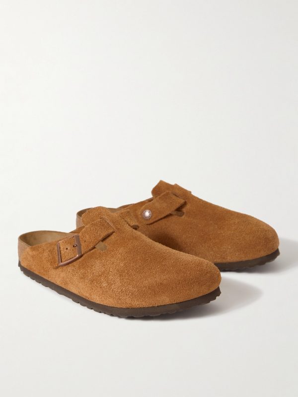 Boston Suede Clogs - FR Boston Suede Clogs - FR