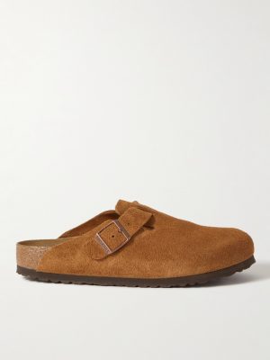 Boston Suede Clogs