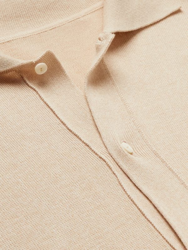 Slim-Fit Mouliné-Cotton Shirt - CU Slim-Fit Mouliné-Cotton Shirt - CU