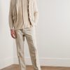 Slim-Fit Mouliné-Cotton Shirt - OU Slim-Fit Mouliné-Cotton Shirt - OU